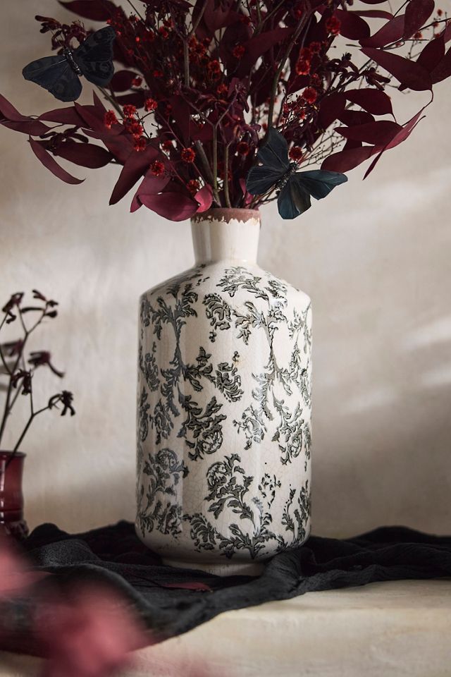 Baroque Damask Vase, Large #2