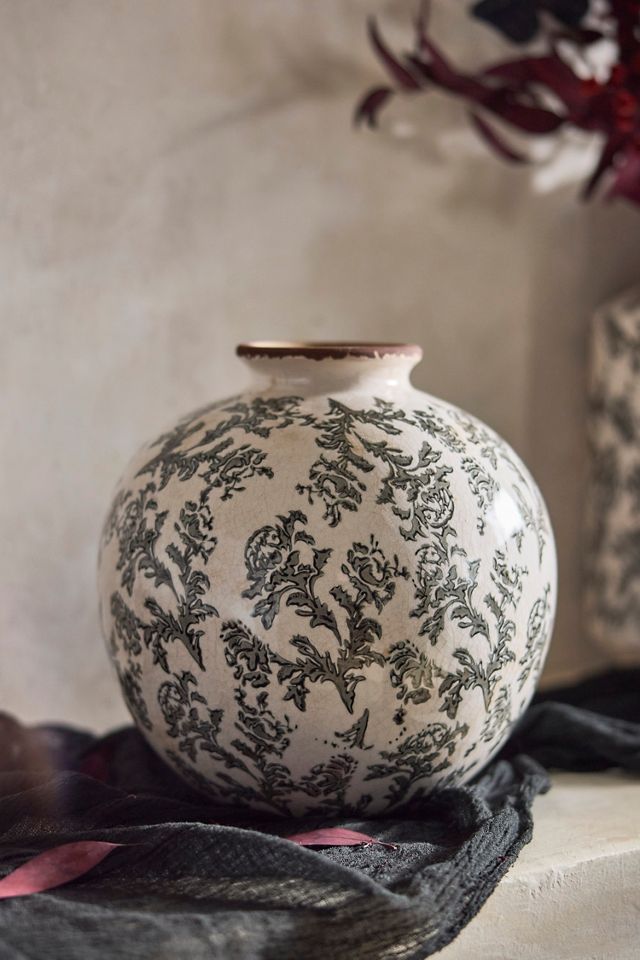 Baroque Damask Vase, Large #5