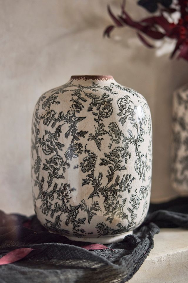 Baroque Damask Vase, Large #4