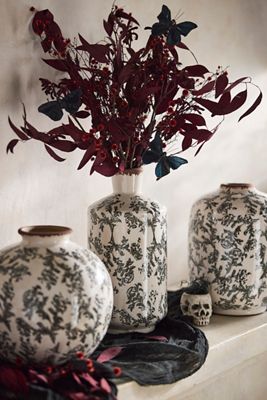 Baroque Damask Vase, Large