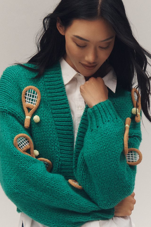 The Alicia Crop Cardigan Sweater by Maeve #1