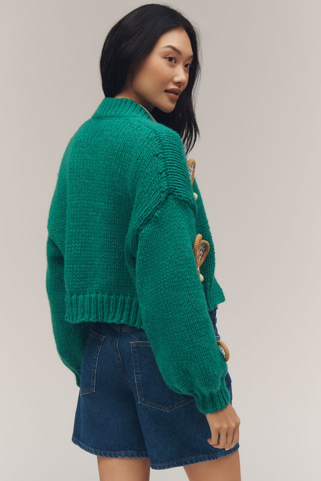 The Alicia Crop Cardigan Sweater by Maeve #2