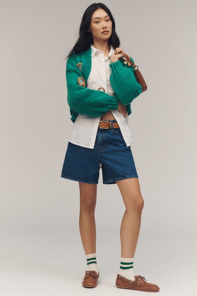 The Alicia Crop Cardigan Sweater by Maeve #3