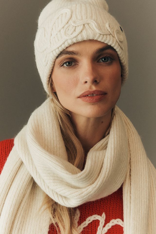Jocelyn Love Ribbed Knit Beanie #1