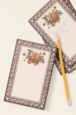 Rifle Paper Co Seasonal Notepad In Multi
