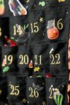 Rifle Paper Co. Halloween Parade Embroidered Hanging Countdown Calendar