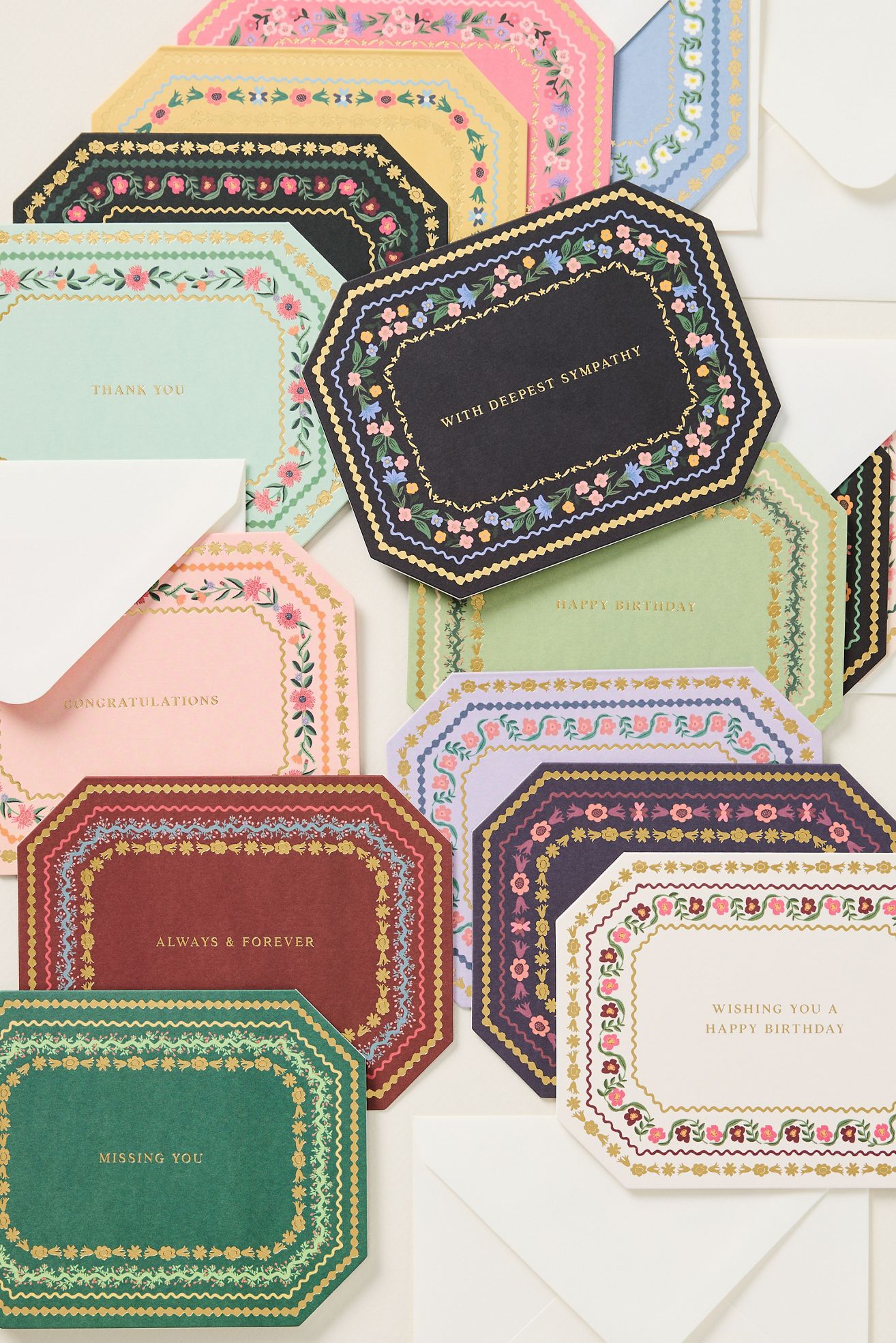 Rifle Paper Co. Gemma Essentials Card Box - Multi, One Size