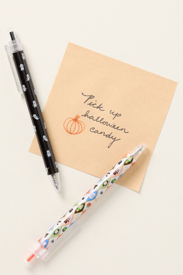 Rifle Paper Co. Halloween Argyle Gel Pens, Set of 2 #1