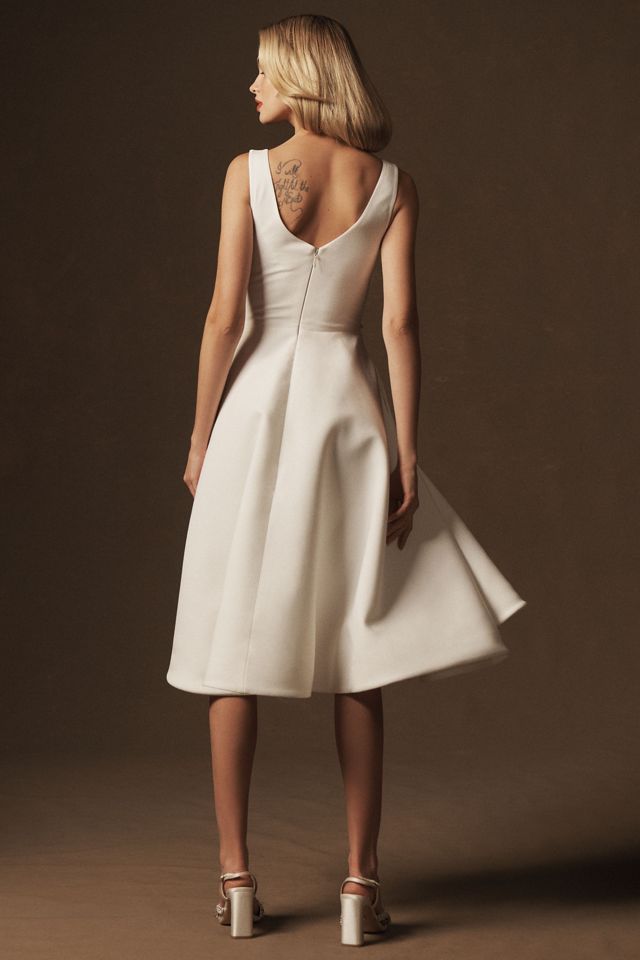 Helsi Helena Sleeveless Crystal Bow Fit & Flare Midi Dress #2