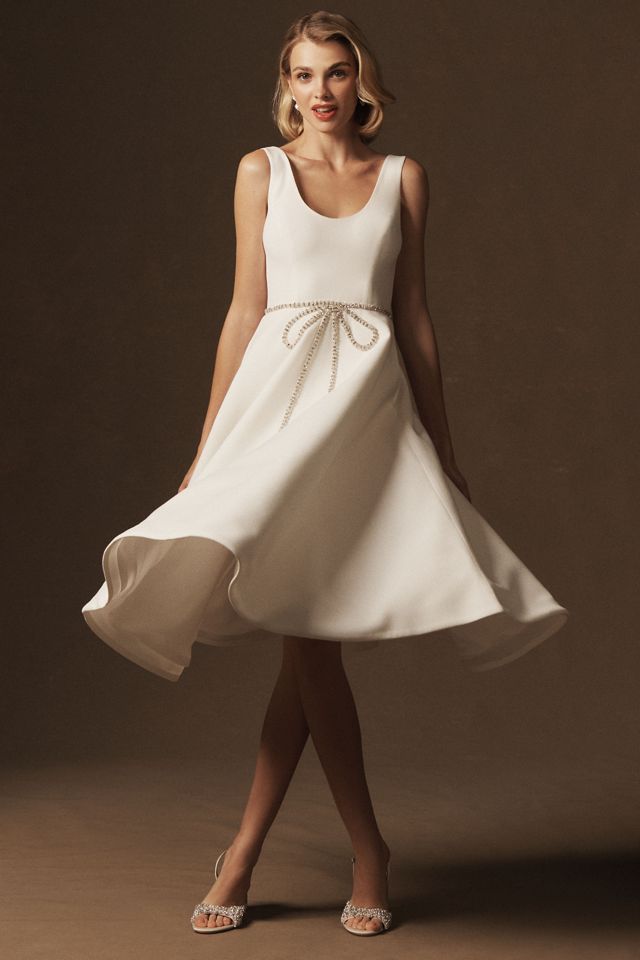 Helsi Helena Sleeveless Crystal Bow Fit & Flare Midi Dress #3