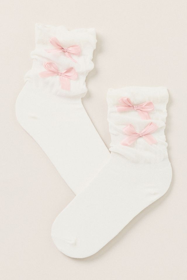 Casa Clara Primrose Bow Detail Socks #1