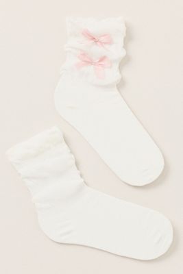 Casa Clara Primrose Bow Detail Socks