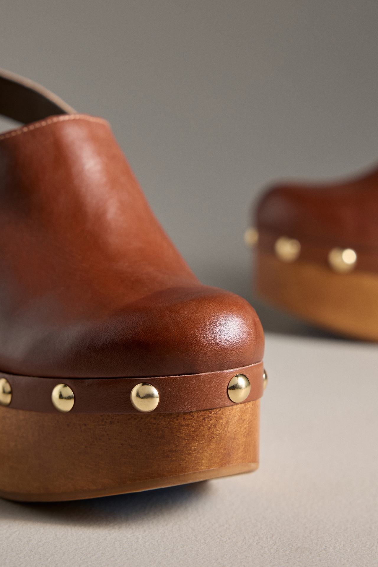 Dolce Vita Adelan Wood-Bottom Clog Heels