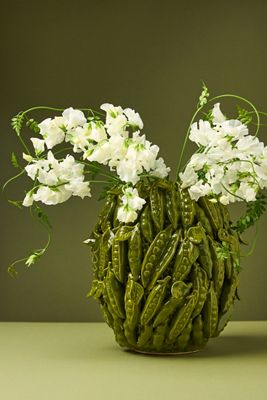 3D Pea Stoneware Vase
