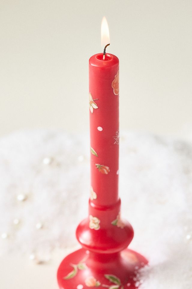 Decorative Candlestick Shaped Wax Candle #1