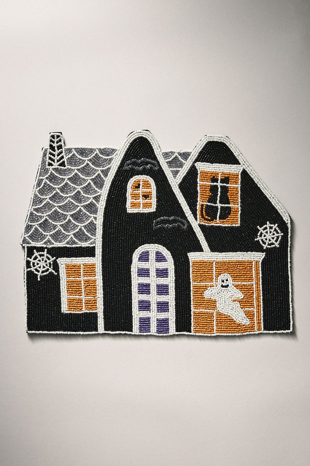 Halloween Beaded Placemat
