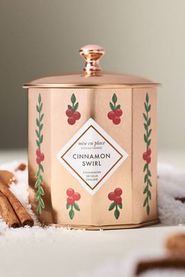 mise en place Gourmand Cinnamon Swirl Tin Candle
