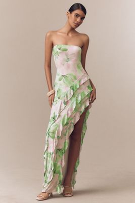 Reformation Chania Silk Dress