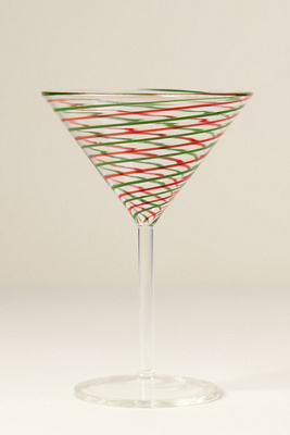 Anthropologie Arabesque Martini Glass In Multi