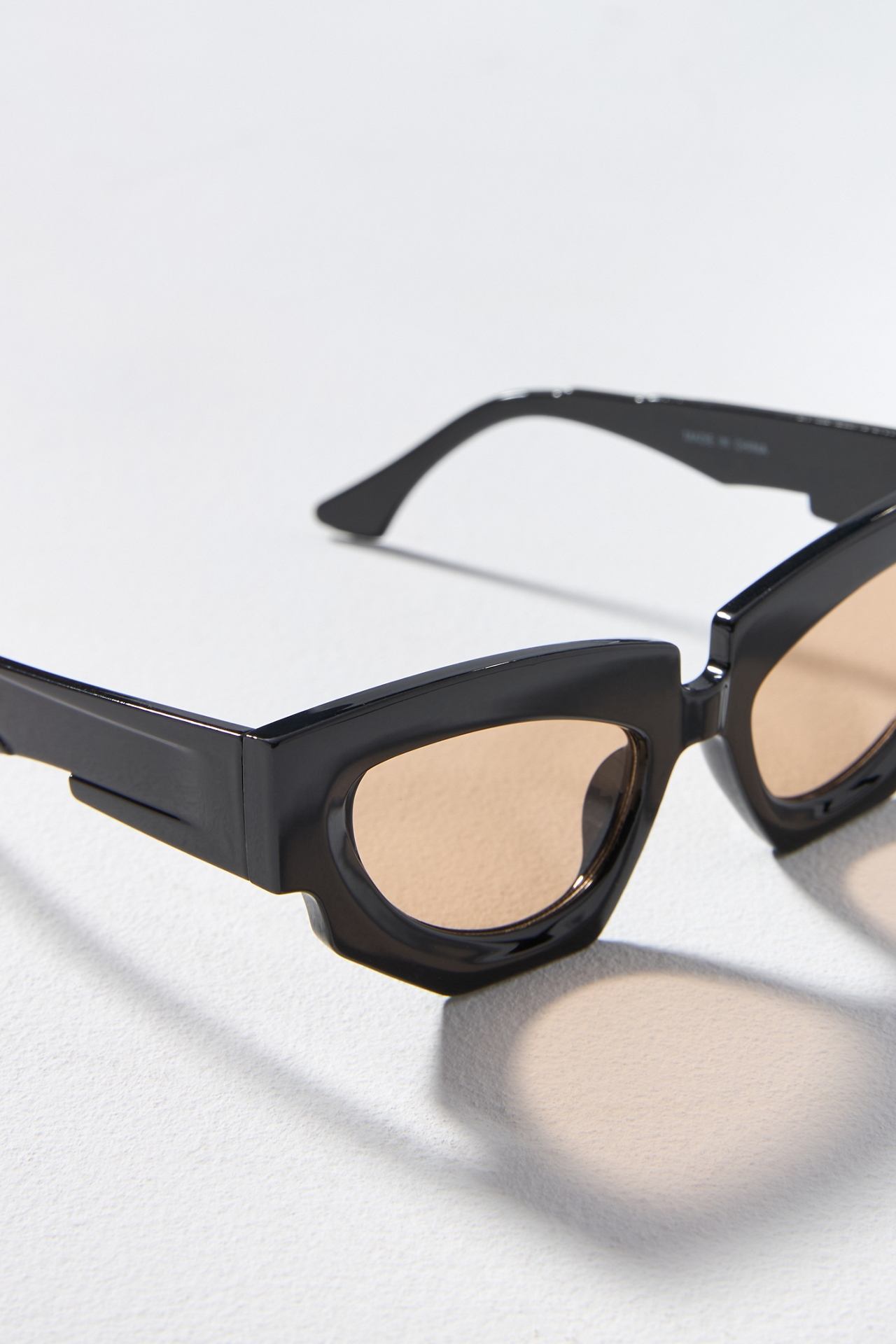 Elite Sharp-Edge Cat-Eye Sunglasses