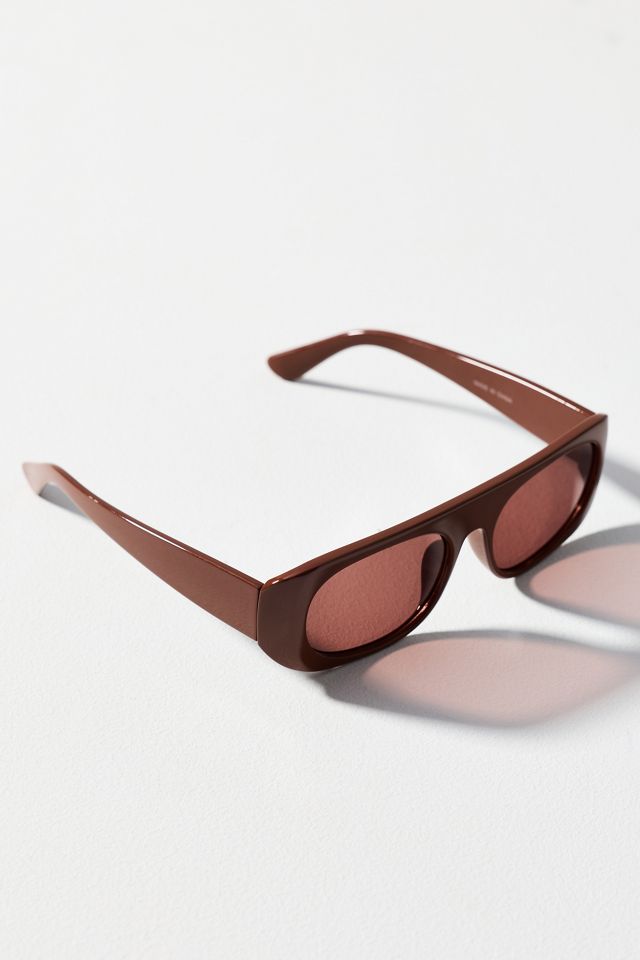 Elite Eyewear Flat Rectangle Sunglasses #1