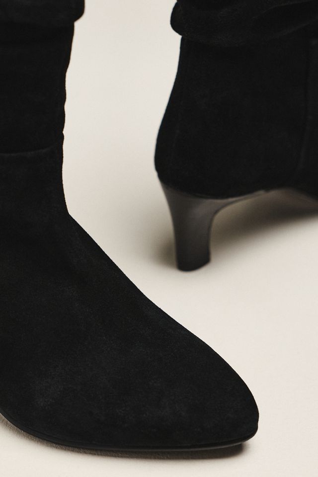 By Anthropologie Suede Scrunch Boots #2