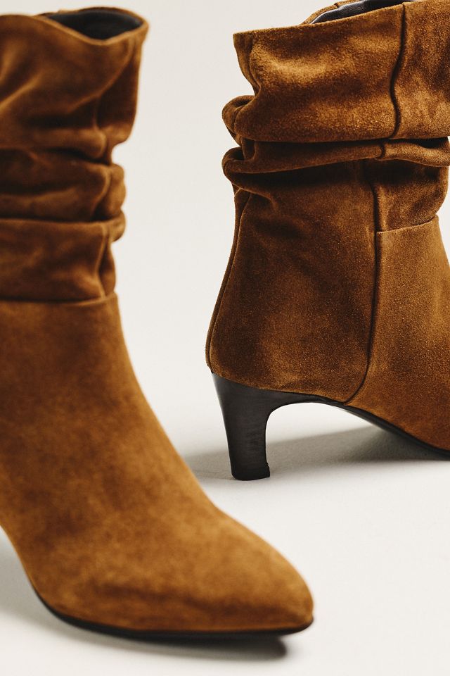By Anthropologie Suede Scrunch Boots #2