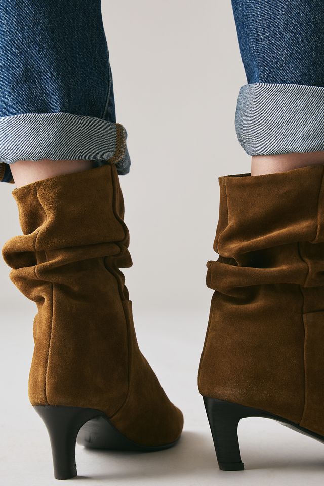 By Anthropologie Suede Scrunch Boots #4