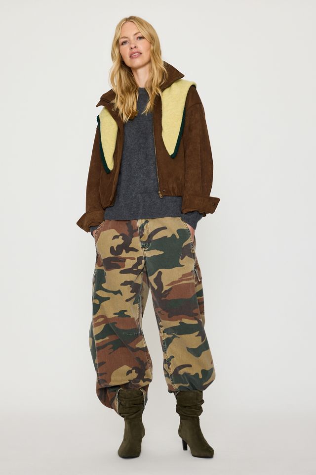 By Anthropologie Wildleder-Stiefel mit Raffung #5