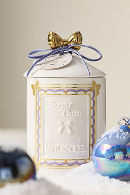 New York City Ballet Nutcracker Fruity Vanilla & Dark Plum Ceramic Candle