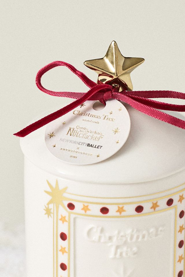 New York City Ballet Christmas Tree Woody Fresh Balsam & Cedarwood Ceramic Candle #2