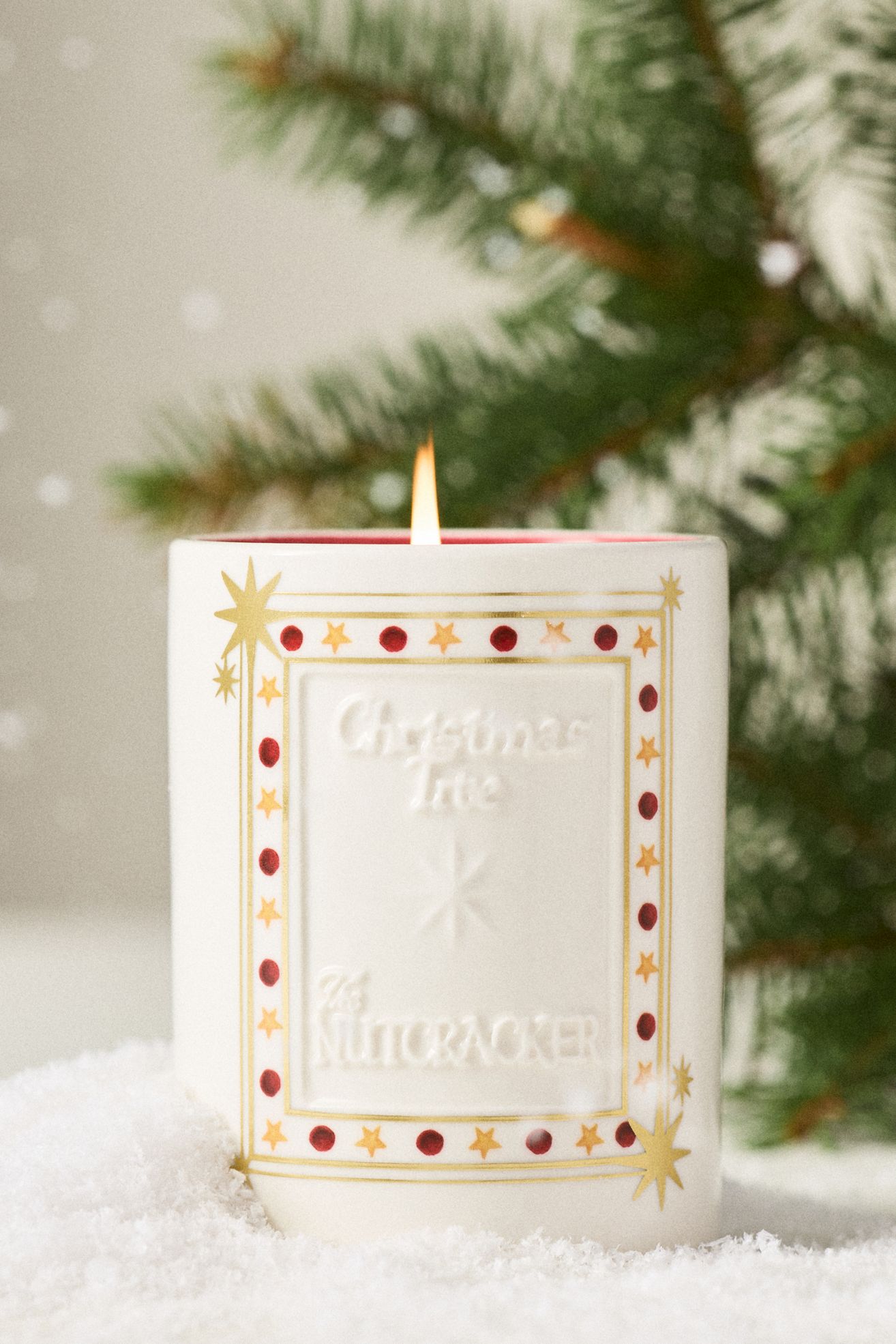 New York City Ballet Christmas Tree Woody Fresh Balsam & Cedarwood Ceramic Candle - Fresh Balsam & Cedarwood, Standard, S