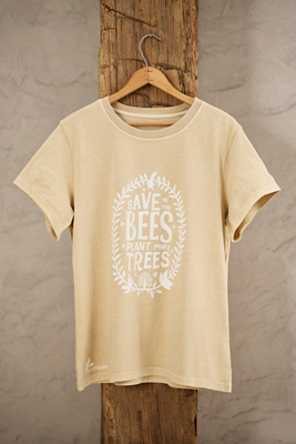 Terrain Save The Bees Cotton Tee In Sand
