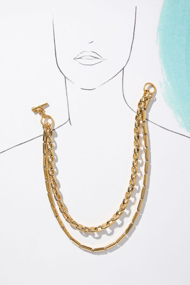 Christina Caruso Double Link Necklace #2