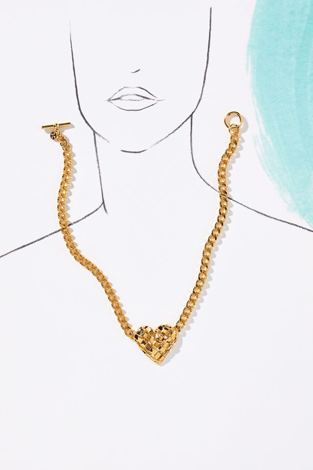 Christina Caruso Woven Heart Necklace #2