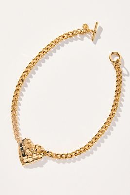 Christina Caruso Woven Heart Necklace