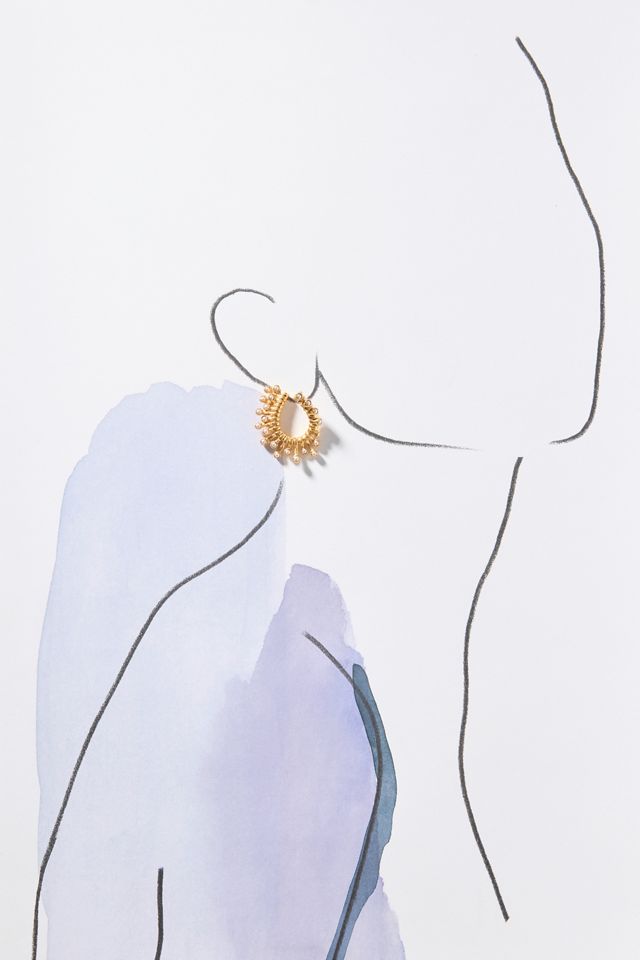 Joanna Laura Constantine Studded Wave Earrings #2