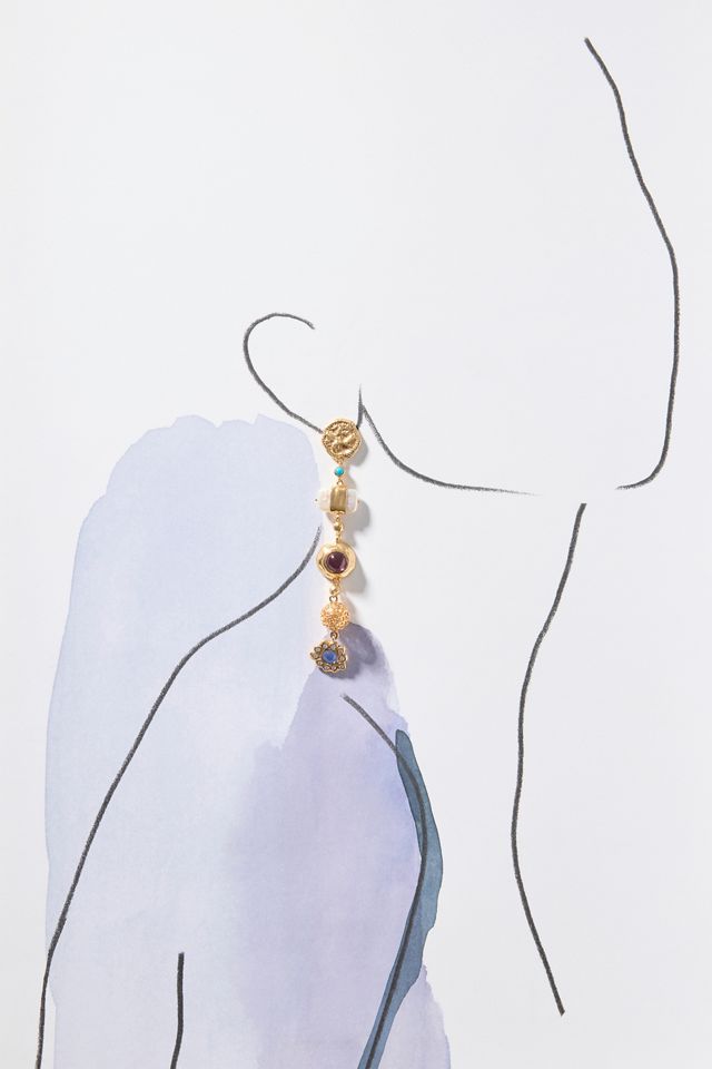 Joanna Laura Constantine Mismatch Drop Earrings #2