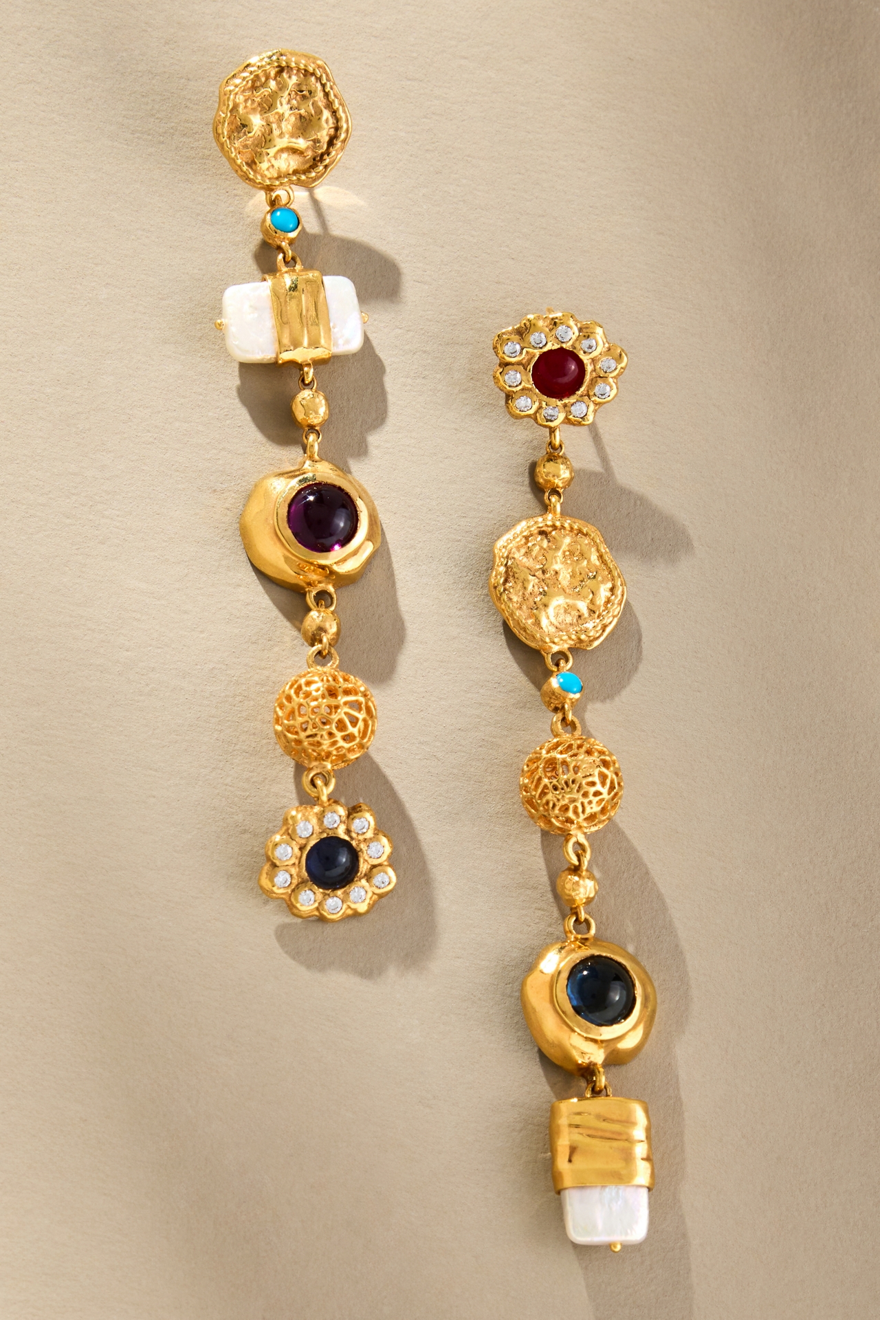 Joanna Laura Constantine Mismatch Drop Earrings