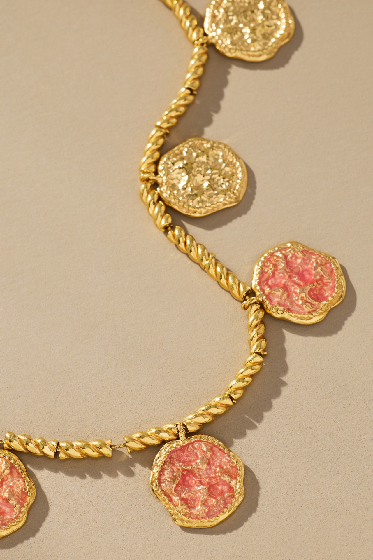 Joanna Laura Constantine Enamel Waves Charm Necklace