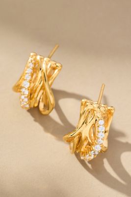 JOANNA LAURA CONSTANTINE　パール　ゴールド　ビアス Joanna Laura Constantine Seashell Stud Earrings | Anthropologie
