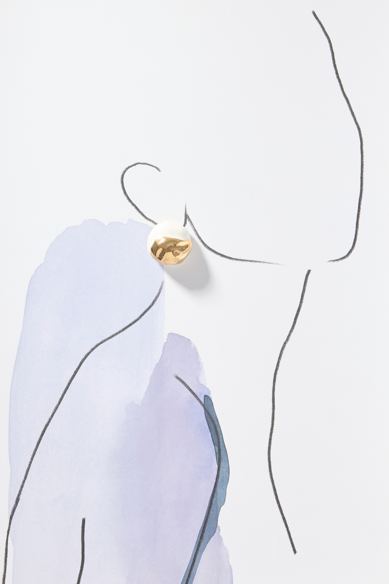 Joanna Laura Constantine Large Enamel Orb Stud Earrings