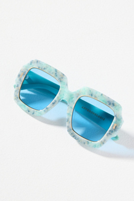 Transparent Bridgette Sunglasses In Blue