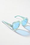 Anthropologie NWT Transparent Bridgette Sunglasses Embellished with Crystals New Transparent Bridgette Sunglasses | Anthropologie main image 3