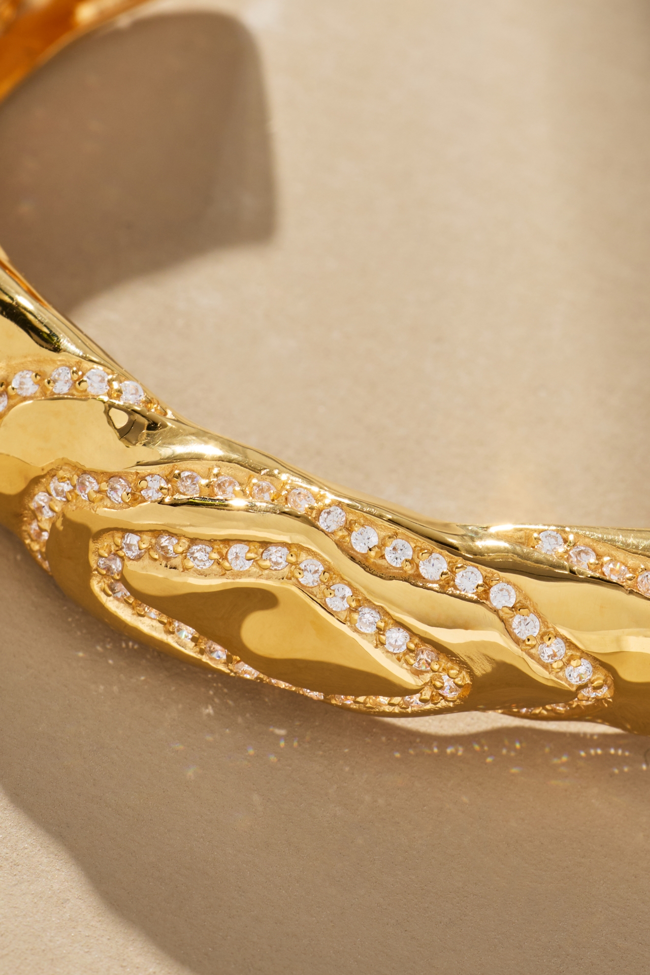 Joanna Laura Constantine Statement Wave Bangle Bracelet