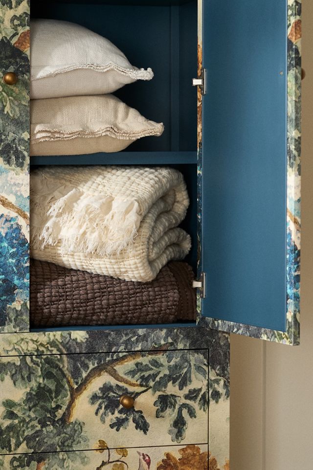 Gauze Fringe Woven Throw Blanket #1