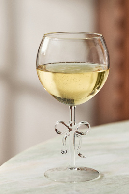 Anthropologie Benedita Wine Glass In Transparent