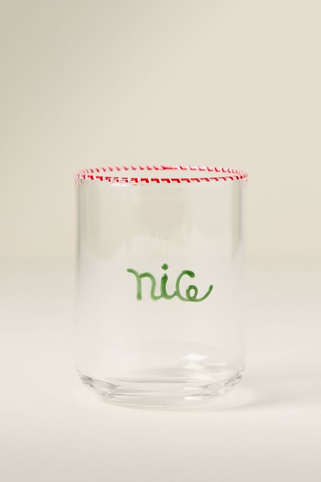 Love Notes Naughty/Nice Juice Glass, Set of 2 #2