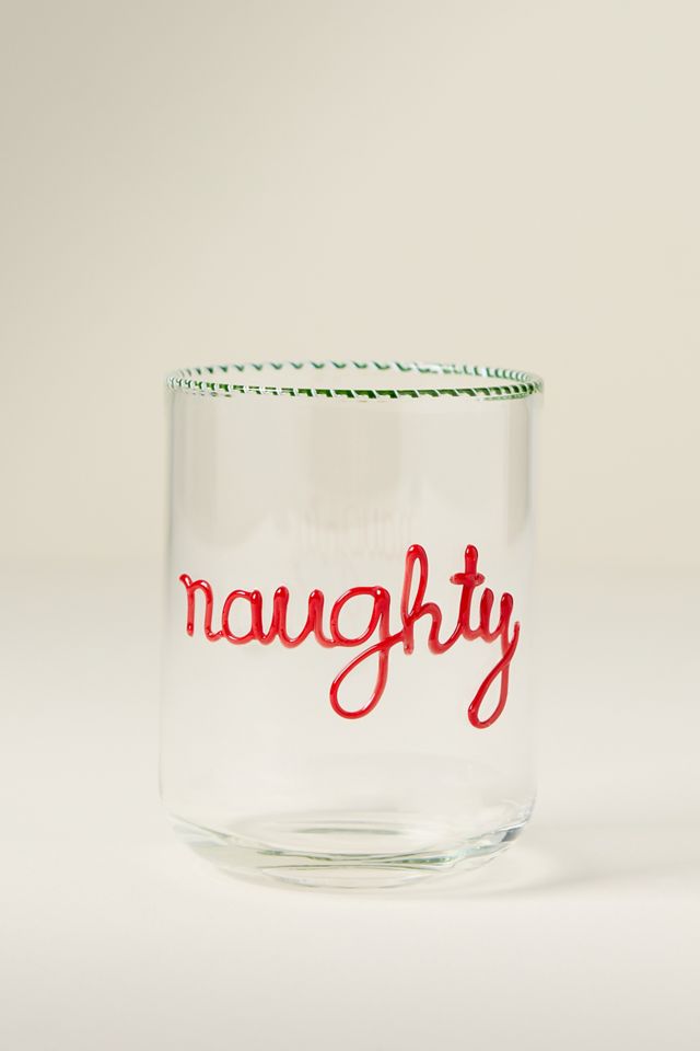 Love Notes Naughty/Nice Juice Glass, Set of 2 #3