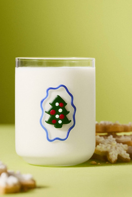 Anthropologie Love Notes Holiday Juice Glasses In Multi